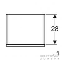 Подвесная тумба Geberit Smyle Square 500.361.JR.1 дерево