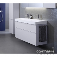 Подвесная тумба под раковину Geberit Smyle Square 500.354.JL.1 песочно серый