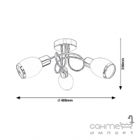 Светильник потолочный Rabalux Elite 6020 хром
