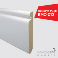 Плинтус МДФ дизайнерский EMC ЕМС-012 16мм/60мм