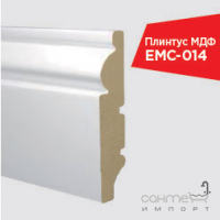 Плінтус МДФ дизайнерський EMC ЕМС-014 16мм/60мм