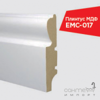 Плинтус МДФ дизайнерский EMC ЕМС-017 19мм/60мм
