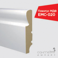 Плінтус МДФ дизайнерський EMC ЕМС-020 16мм/60мм