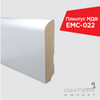 Плінтус МДФ дизайнерський EMC ЕМС-022 19мм/60мм