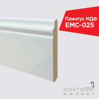 Плінтус МДФ дизайнерський EMC ЕМС-025 12мм/60мм