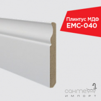 Плінтус МДФ дизайнерський EMC ЕМС-040 12мм/60мм