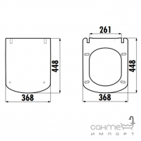 Комплект Creavit: Унітаз підвісний ELEGANT Rim Off EG321 + Сидіння + Інсталяція OLI 120 PLUS 099949
