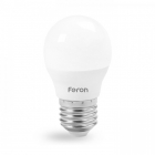 Лампочка світлодіодна матова Feron 25642 LB-380 G45 230V 4W 340Lm E27 4000K