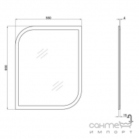 Зеркало Q-tap Scorpio QT147850702G графит