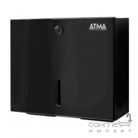 Диспенсер бумажных полотенец АТМА Z S-Line D410Black матовый черный