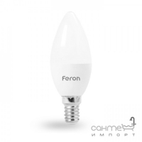 Лампочка светодиодная матовая Feron 25678 LB-737 C37 230V 6W 520Lm E14 4000K