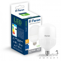 Світлодіодна лампочка високопотужна Feron 01515 LB-65 230V 40W 3500Lm E27-Е40 6400K