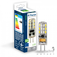 Лампа светодиодная капсульная Feron 25448 LB-420 AC/DC12V 2W G4 4000K 160lm