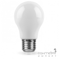 Лампочка світлодіодна матова Feron 25920 LB-375 A50 230V 3W E27 6400K білий