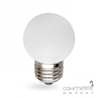 Лампочка світлодіодна матова Feron 25115 LB-37 G45 230V 1W E27 6400K білий