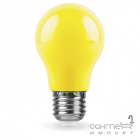 Лампочка светодиодная матовая Feron 25921 LB-375 A50 230V 3W E27 6400K желтый
