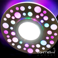 Точечный светильник встраиваемый Feron CD989 40027 G5.3, встроенная LED-подсветка RGB