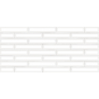Настінна плитка Інтеркерама Vitro біла 2350 220 061/P