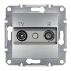 Розетка TV/R без рамки Schneider Electric Asfora алюміній/сталь/бронза/антрацит (8 дБ)