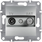 Розетка TV/SAT без рамки концевая Schneider Electric Asfora алюминий/сталь/бронза/антрацит (1 дБ)