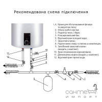 Подвесной бойлер 50л Thermo Alliance D50V20J2(D)K