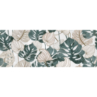 Плитка настенная Интеркерама Delta декор серый Д224071 (листья)