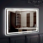 Зеркало для ванной комнаты с LED подсветкой Liberta Moreno 1100x800 сенсор по центру