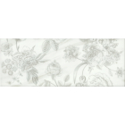 Настінна плитка Інтеркерама Toscana сіра світла малюнок 2360 193 071-1 (квіти)