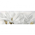 Плитка настенная Интеркерама Unico декор белая Д 174 061-1 (цветы)