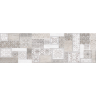 Настінна плитка Інтеркерама Atrium декор сірий Д 186071