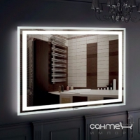 Зеркало для ванной комнаты с LED подсветкой Liberta Moreno 1100x800 сенсор по центру