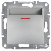 Вимикач картковий без рамки Schneider Electric Asfora алюміній/сталь/бронза/антрацит
