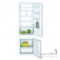 Вбудований двокамерний холодильник з нижньою морозильною камерою Bosch KIV87NSF0