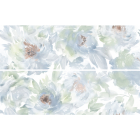 Настінна плитка Інтеркерама Campo панно сіре П 199 071 (квіти)