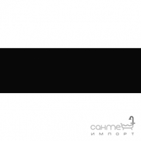 Настінна плитка Інтеркерама Black and White чорна 2580 201 082