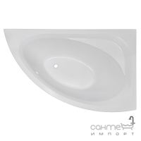 Асиметрична акрилова ванна Imprese Blatna 170 R права, біла
