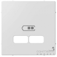 Лицьова панель для розетки USB Schneider Electric Merten System M білий лотос/алюміній/антрацит/бежевий