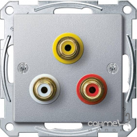 Механизм аудио/видеорозетки RCA Schneider Electric Merten System M цвета в ассортименте