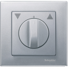 Лицьова панель вимикача для жалюзі Schneider Electric Merten System Алюміній/антрацит