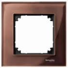 Рамка одинарна Schneider Electric Merten M-Elegance MTN4010-3215 коричневий