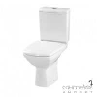Безободковый унитаз-компакт Cersanit Carina New Clean On 010 с сиденьем soft-close CCKZ1012671894 белый