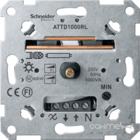 Механизм поворотного светорегулятора с индикатором нагрузки Schneider Electric Merten System M MTN5135-0000, 60-1000 W