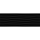 Настінна плитка Інтеркерама Oris чорна 3090 215 082/P