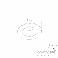 Точечный светильник MJ-Light 6002R BK + 3001R WH черно-белый