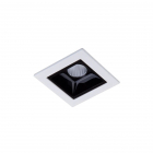 Точечный светильник MJ-Light S048 1,5W WH+BK 3000K LED черный-белый