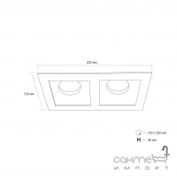 Точечный светильник MJ-Light 102 BK черный