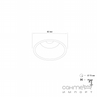 Точковий світильник MJ-Light KH7485-2 MR16 WH білий