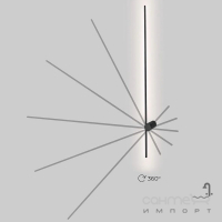 Настенный светильник MJ-Light LINE 9W 3000K BK 13002 черный