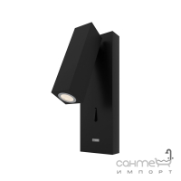 Настінний світильник із USB виходом MJ-Light READER USB 3200K BK 15015 3W чорний