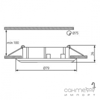 Светильник точечный Kanlux Tabo CT-AS02-AL 4701